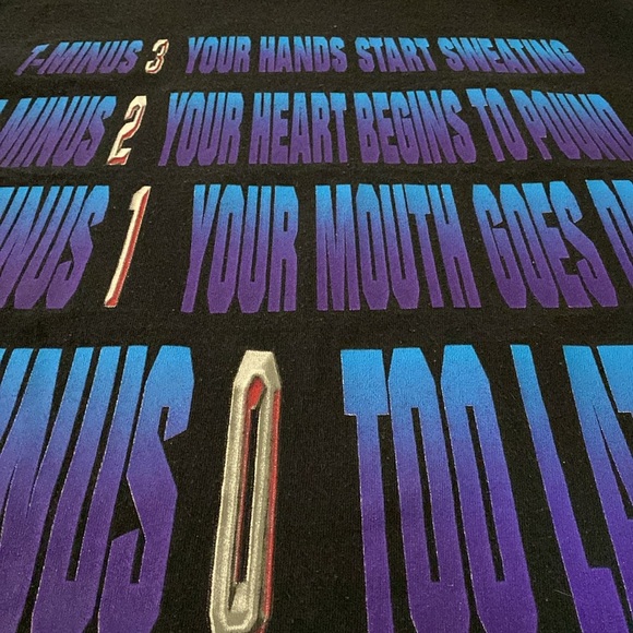 VTG Disney Space Mountain T Shirt - Picture 6 of 10